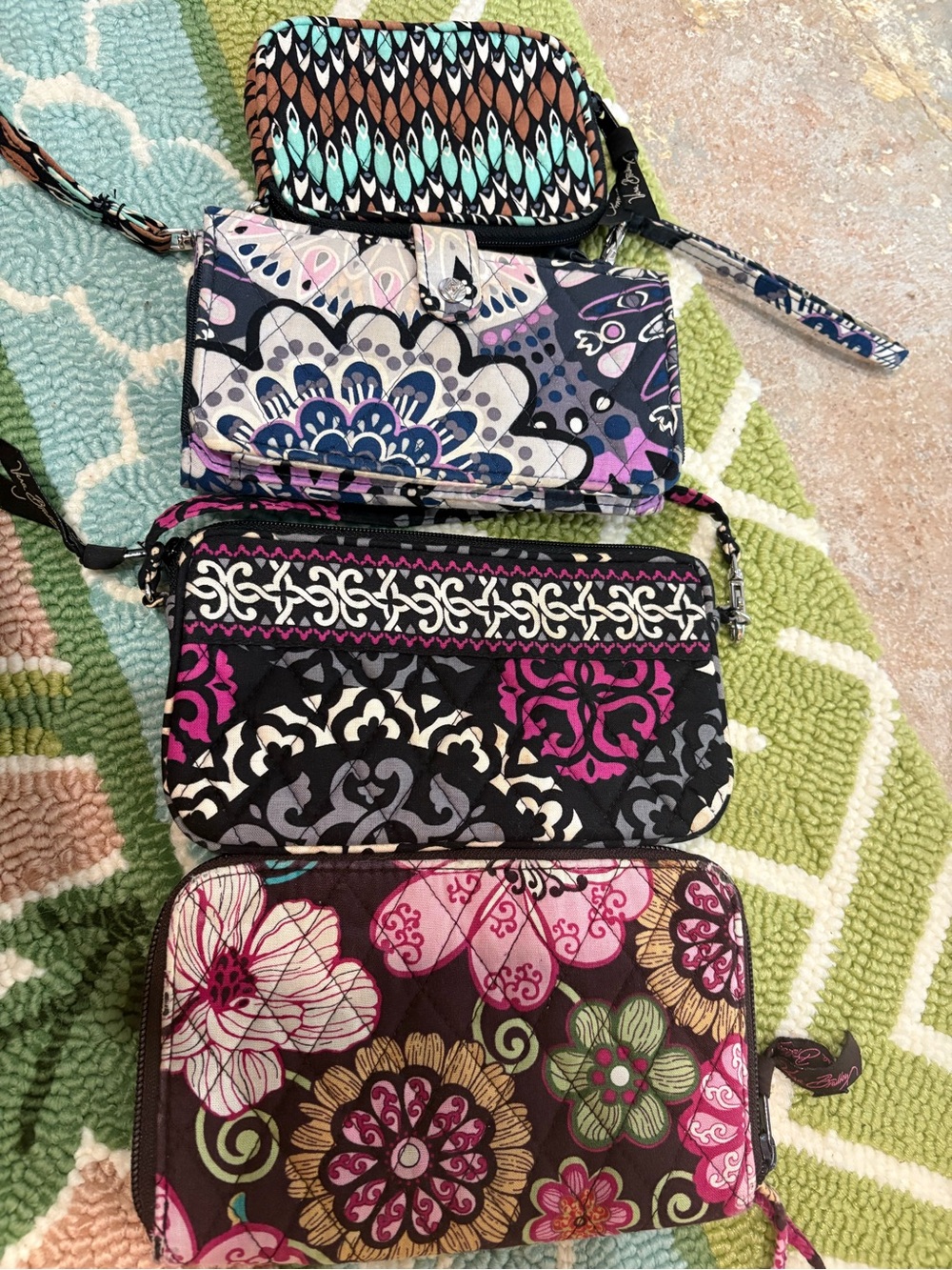 Lot of 4 Vera Bradley wallets